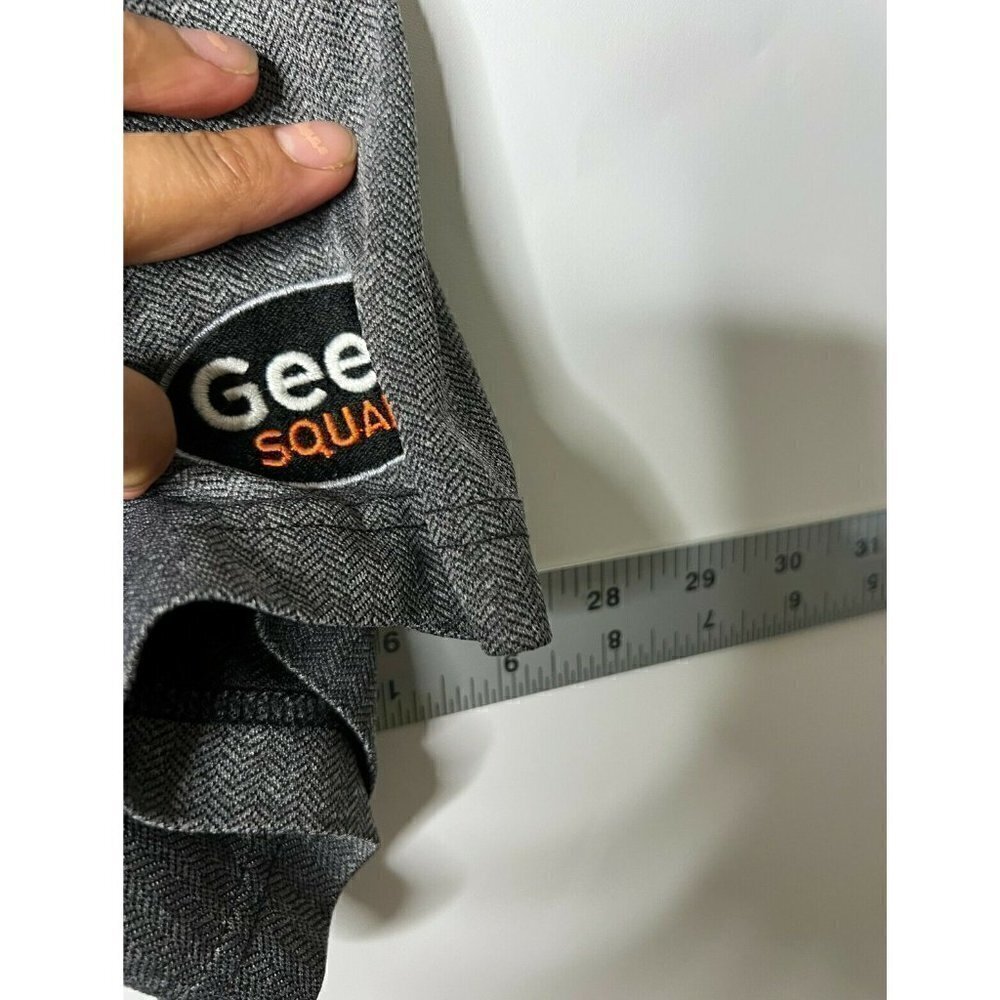 Ogio Men Size XL Gray Express Geek Squad Polo T-Shirt Short Sleeves Front Pocket - Picture 5 of 5